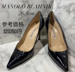 【極美品✨】⭐︎マノロブラニク⭐︎パンプス⭐︎26.5cm⭐︎黒⭐︎