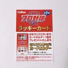 2025 プロ野球チップス ラッキーカード