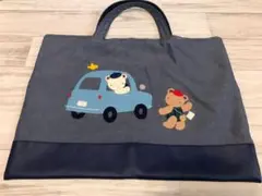 ファミリア デニムバッグ レッスンバッグ