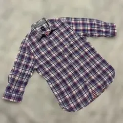Gap 七分袖シャツ　チェック柄 XS