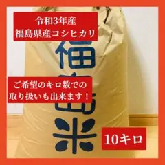 在庫残りわずか!早い者勝ち!令和3年 福島県産 コシヒカリ