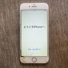 iPhone 6s 16G ゴールド 画面ひびあり