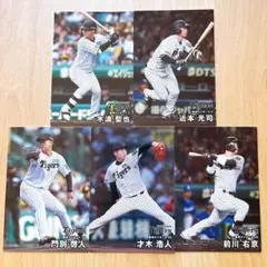 プロ野球チップス 2025 第二弾 タイガース 5枚