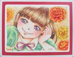 *✩手描きイラスト・アナログイラスト 〈*笑顔のこ*〉原画✩*