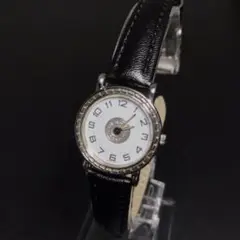 【可動品 確実正規品】 エルメス 腕時計 セリエ シルバー レディース H