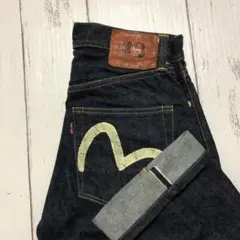 濃紺美品EVISU エビス エヴィス 2001 No.2 ホワイトカモメ W27