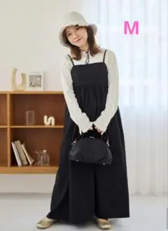 しまむら tal by yumi. キャミソールワンピース ブラック