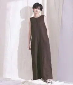 nano universe ナノユニバース ODORANTES 麻 サロペット