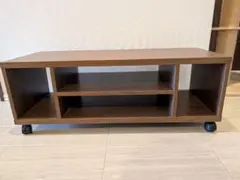 キャスター付 テレビ台 オープンシェルフ