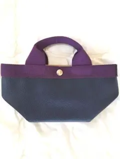 極美品 エルベシャプリエ 701gp ヌメ革ダブルハンドル Herve Chapelier - 極美品 希少旧タグ ダブルハンドル エルベ
