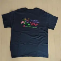 古着 バックプリント 背面 テーマパーク Tシャツ L