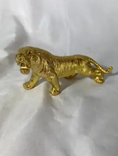 ゴールドトラの置物　メッキ
