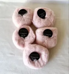 ベビーピンク　キッドモヘア混モヘア　5玉 250g