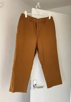 ユニクロ UNIQLO 八分丈 パンツ オレンジ