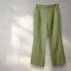 ローリーズファーム【M】ストレートパンツ ボトムス タック シンプル オフィス