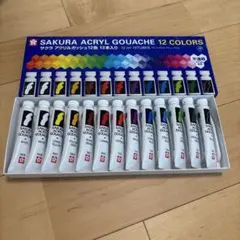 SAKURA アクリルガッシュ 12色セット 12ml