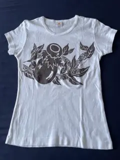 Tahiti Imports タヒチインポーツ　Tシャツ M フラダンス　白