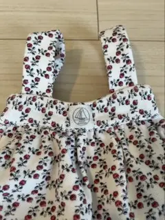 花柄コットン　サロペット　 95cm未満　プチバトー