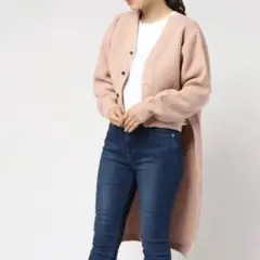 新品未使用☆TOGA PULLA リブニット ロングカーディガン 36サイズ