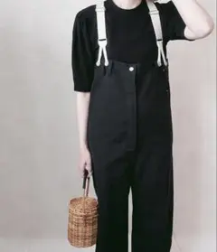 今季　NATIVE VILLAGE ネイティブヴィレッジ　サスペンダーパンツ