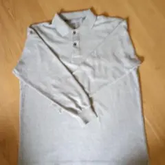 HOSHIES グレー 長袖ポロシャツ Lサイズ