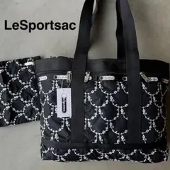 【LESPORTSAC】レスポートサック　未使用　トートバッグ　ポーチ　セット