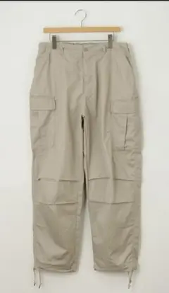 【値下げ】新品✨️HALHAM（ハルハム） 裾ドロスト付きカーゴパンツ