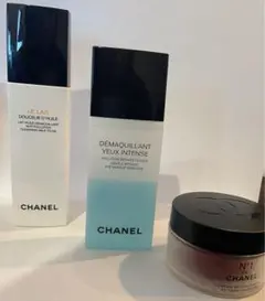 3点セット シャネル クレンジング クリーム バラ販売可能