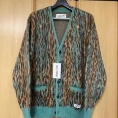 WACKOMARIA LEOPARD MOHAIR CARDIGAN