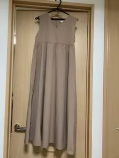 【M】ノースリーブ ロングワンピース