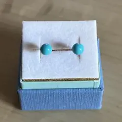ジュエリーマキ 18k ターコイズピアス