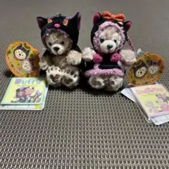 ダッフィー & シェリーメイ ハロウィンぬいぐるみ