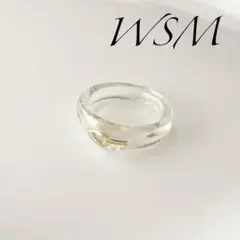 No.37 ゴールドパーツ クリア リング