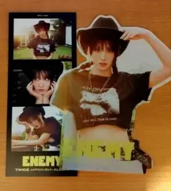 TWICE〜モモ　 ENEMY B盤 封入3つ折りポスター他
