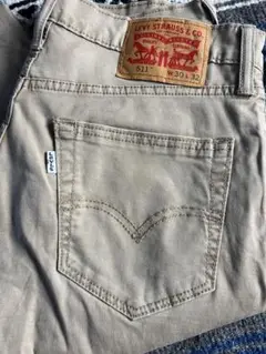 levi's 511 カラー　5ポケットパンツ　ストレッチ