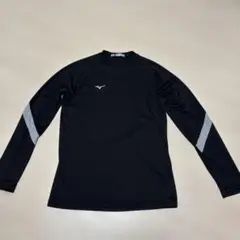 Mizuno 長袖スポーツシャツ ブラック サイズM