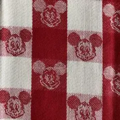 ミッキーマウス チェック柄 マット40cm x 60cm