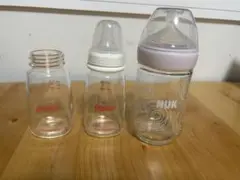 Pigeon & NUK 哺乳瓶 120ml 240ml ガラス製