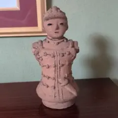 【値下げ】埴輪　短甲武人　昭和　レトロ　置物