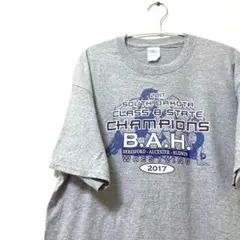 レスリング PORT&COMPANY メンズ　Tシャツ　BAH　グレー　XL