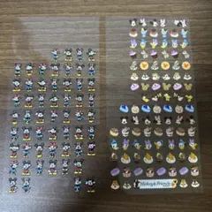 ディズニー ミッキー ミニー ドナルド デイジー プチシール 2点セット