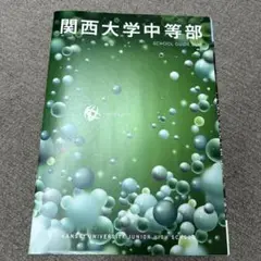 関西大学中等部 学校案内 2025