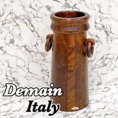 【訳あり】Demain 傘立て 木製 アンティーク イタリア製