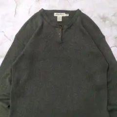 90s Eddie Bauer 白タグ　シルクリネン混　メランジネップ
