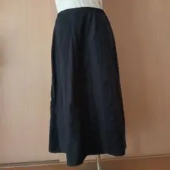 レディース　黒　フレアスカート　W70cm