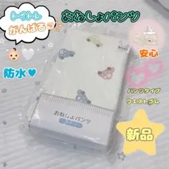48.୨୧⑅*【新品】おねしょパンツ 車柄 防水タイプ ウエストゴム トイトレ