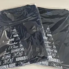 NUMBER NINE ネイビー &ブラックTシャツ 2枚セット