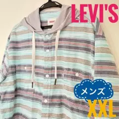 LEVI'S メンズ XXL フード付きパーカー シャツ