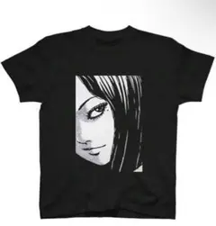 伊藤潤二 富江 Tシャツ L 黒 地雷系 量産型 サブカル メンヘラ
