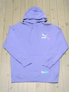 PUMA×スポンジボブ　コラボ　パーカー　パープル